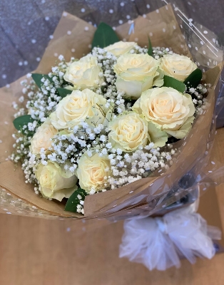 Luxury White Roses