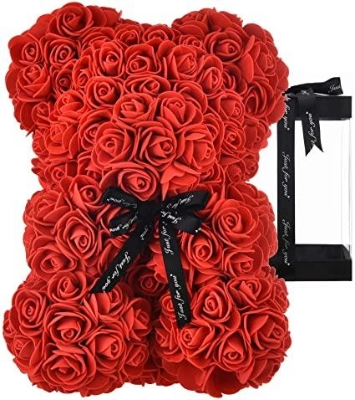 Red Rose Foam Bear