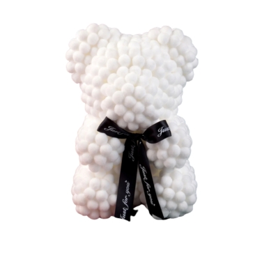 Pom Pom White Bear